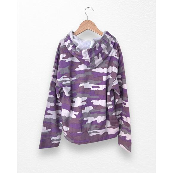 NWT Hudson Purple Camo Hoodie, Size 8/10 - Picture 6 of 7
